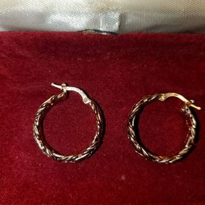 Vintage hoop earrings